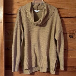 Time and Tru Cowl Neck Sweater - Brown